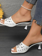 Sandales Mules Élégance Chic - Talon Confort & Bout Carré Moderne